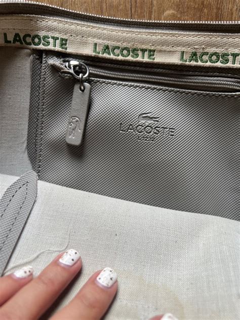 original lacoste tote bag vs fake|lacoste vertical tote bag.